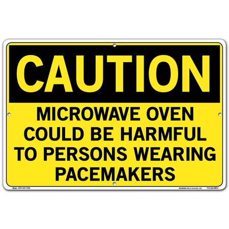Vestil Aluminum Composite Sign, 12-1/2" H, 18-1/2" W, Aluminum Composite, Rectangle, SI-C-23-D-AC-130 SI-C-23-D-AC-130